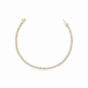 Chevron Tennis Bracelet
