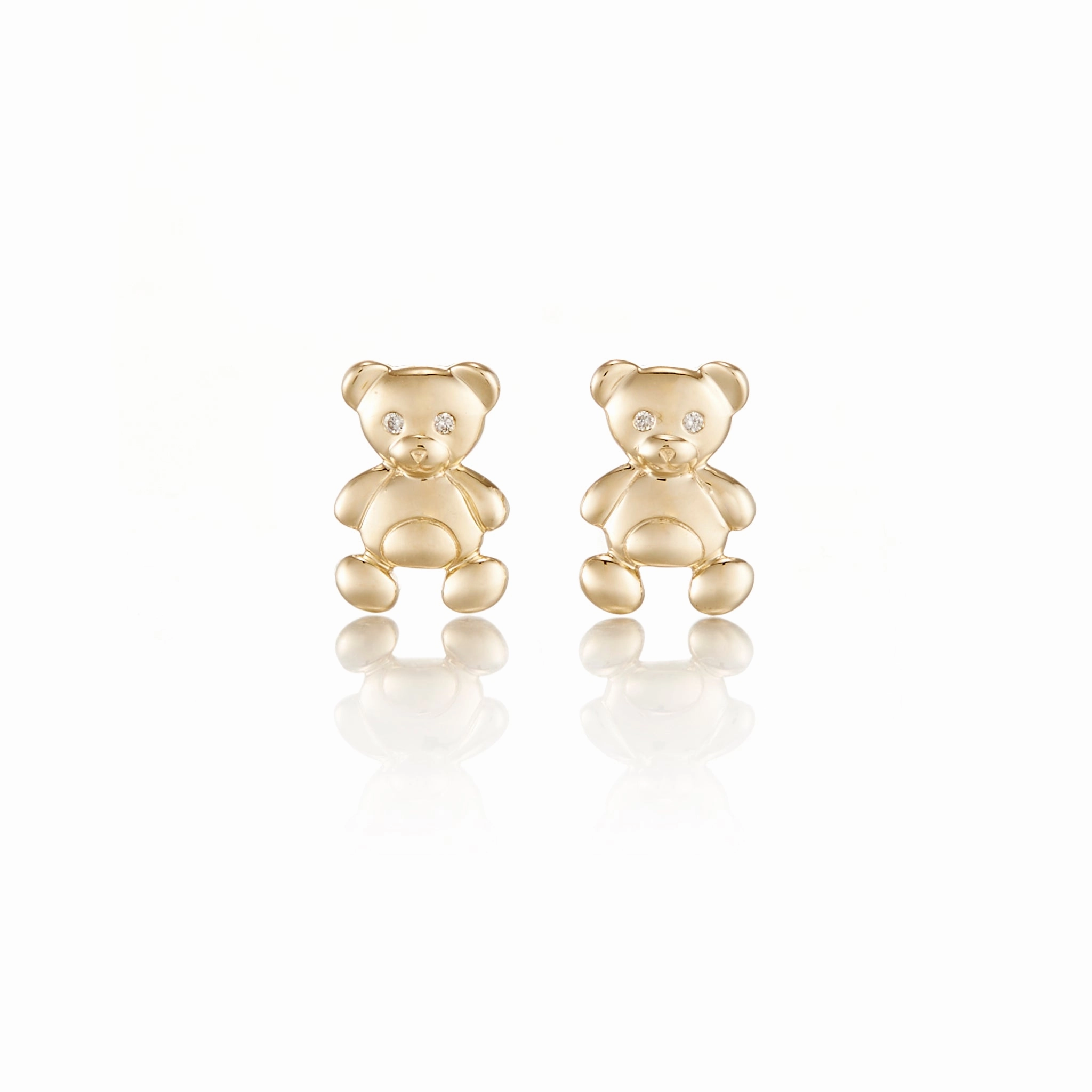 Child's Bear Stud Earrings