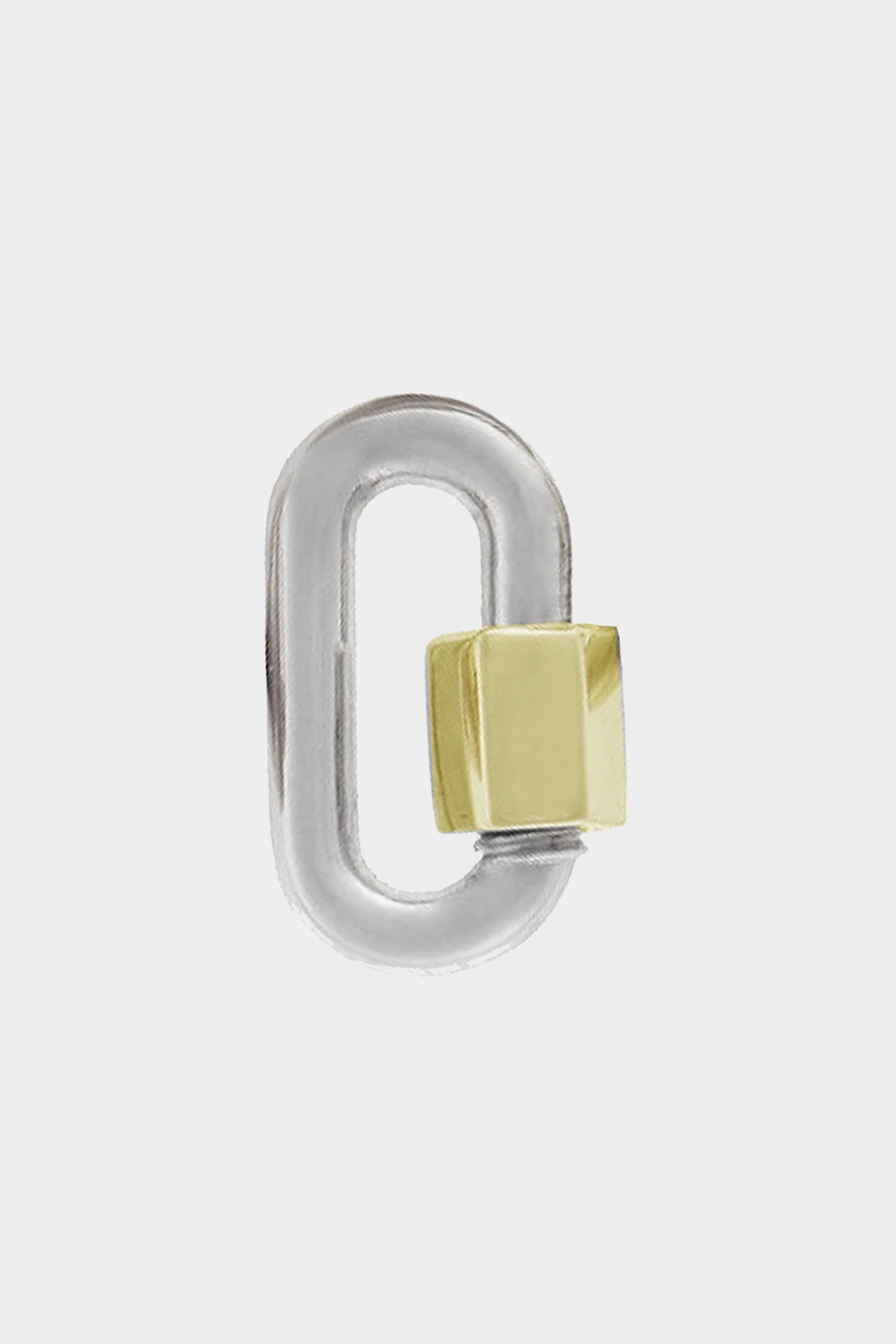 Chubby Baby Lock, White & Yellow Gold