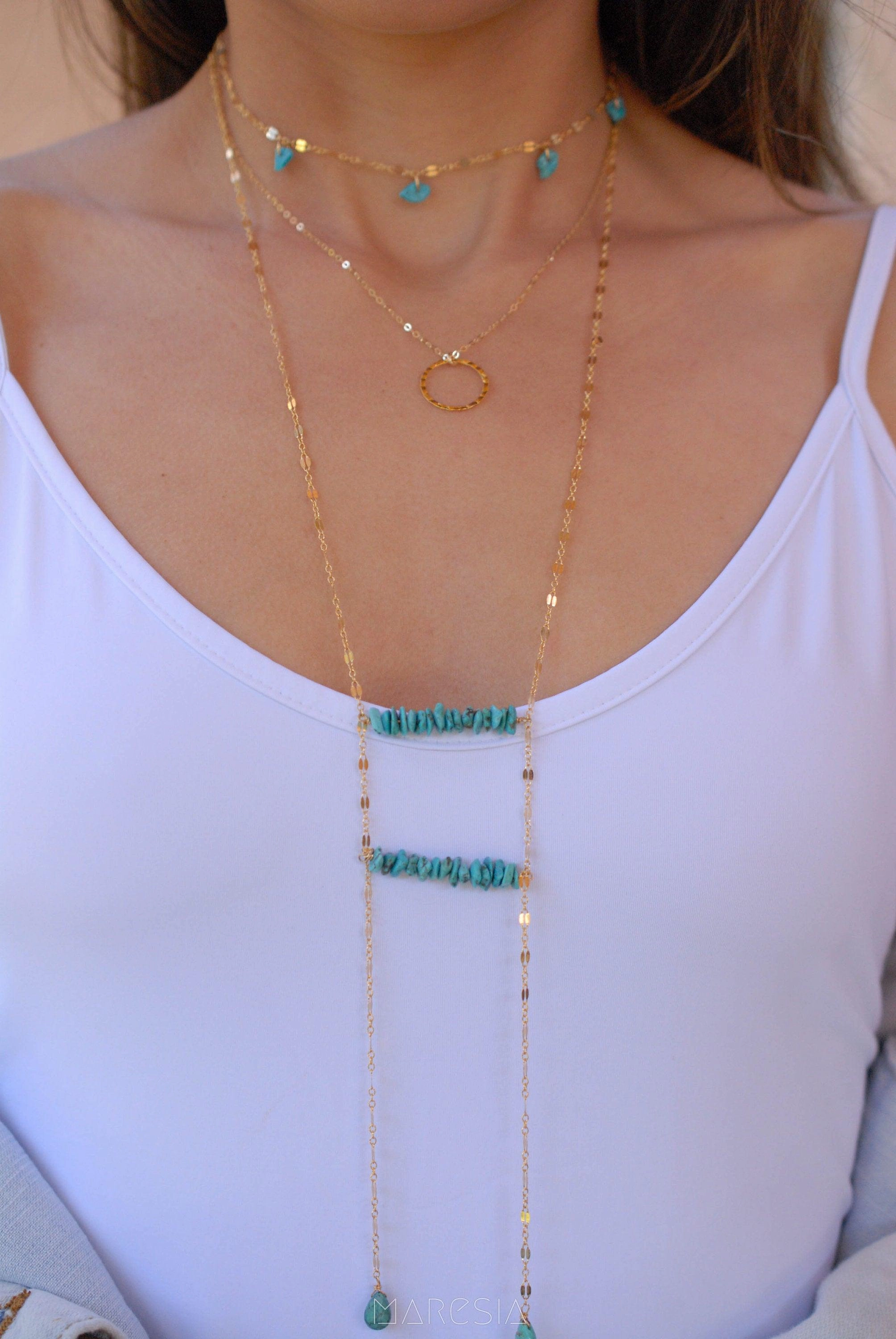 Circle Necklace ~ Gold Filled ~MN041
