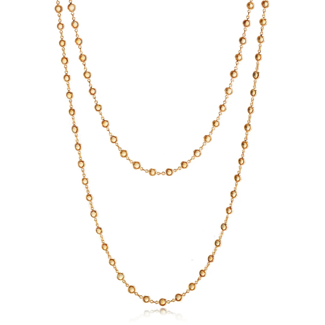 Citrine Long Necklace