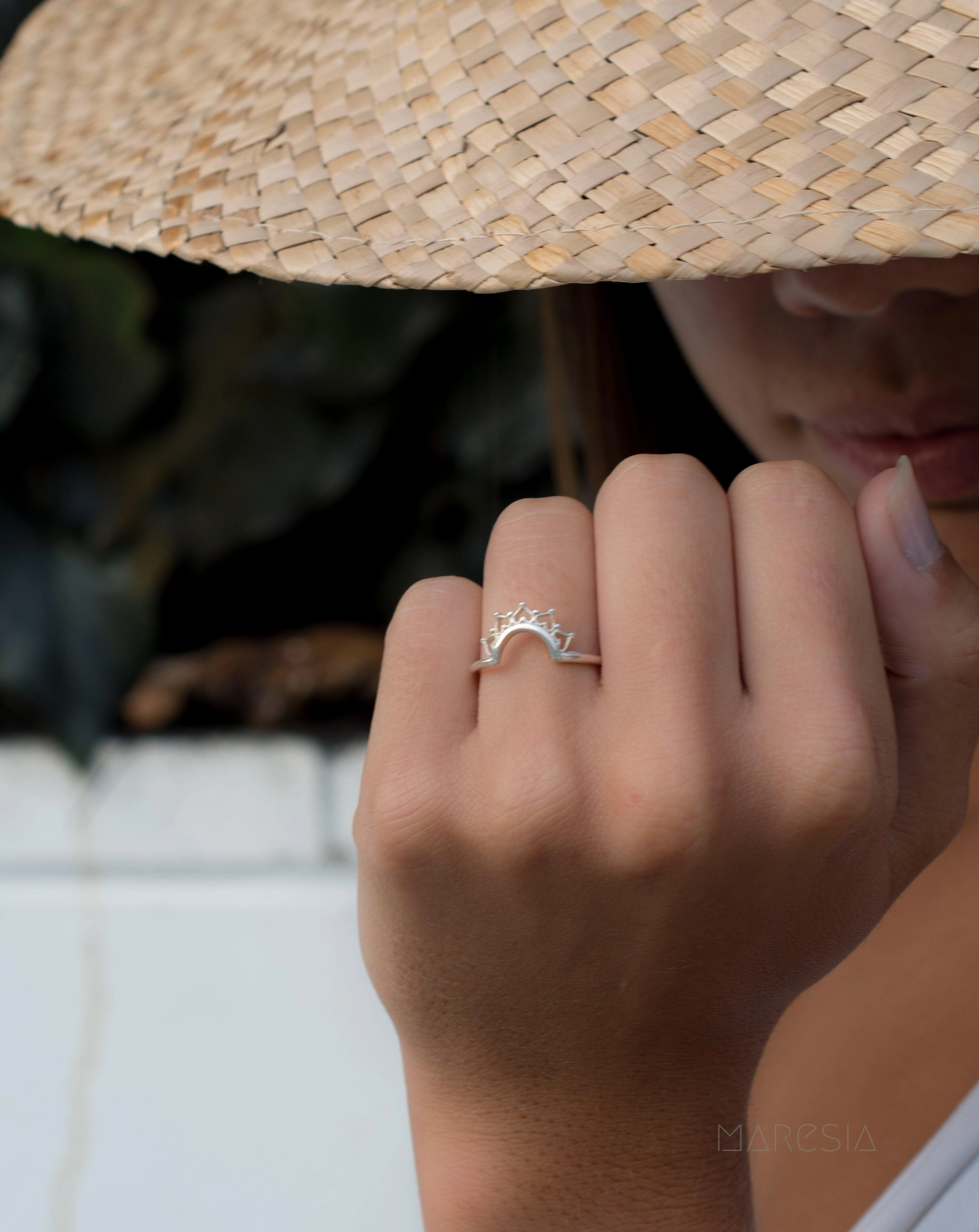 Clarita Ring~ Sterling Silver 925~ SMR053