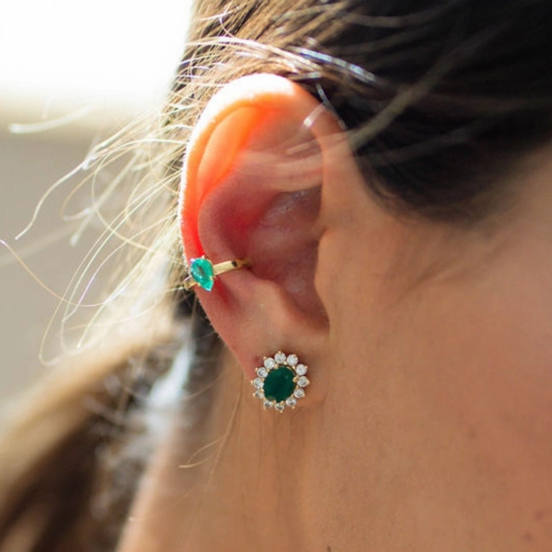 Cleo Stud Earrings - WG