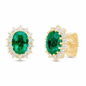 Cleo Stud Earrings - YG