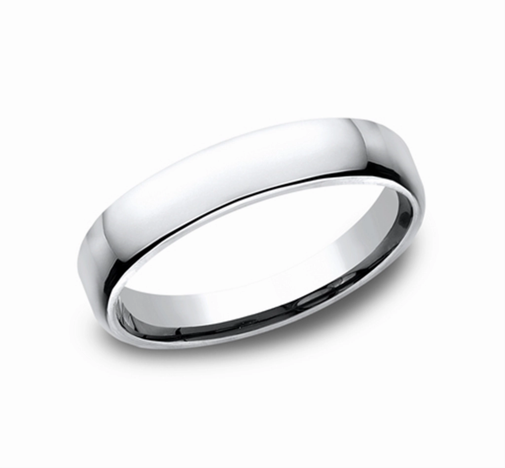 Cobalt Chrome 4.5mm Euro Comfort Fit Wedding Band
