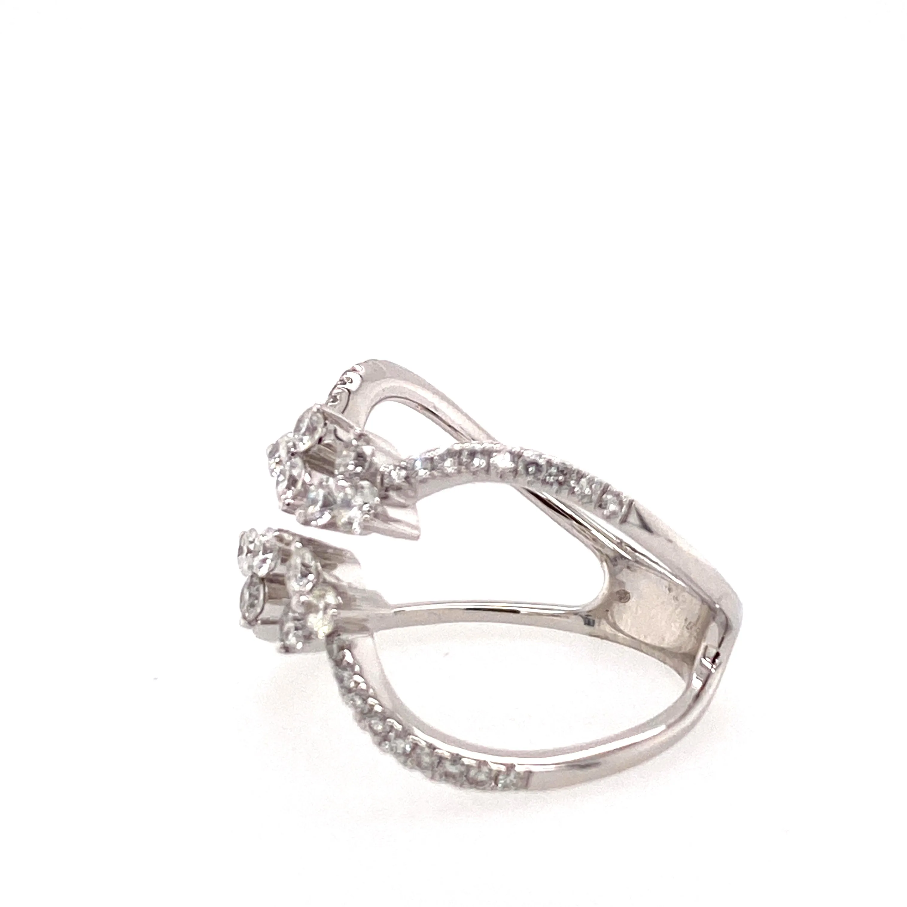 contemporary diamond fashion ring