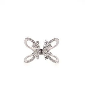 contemporary diamond fashion ring