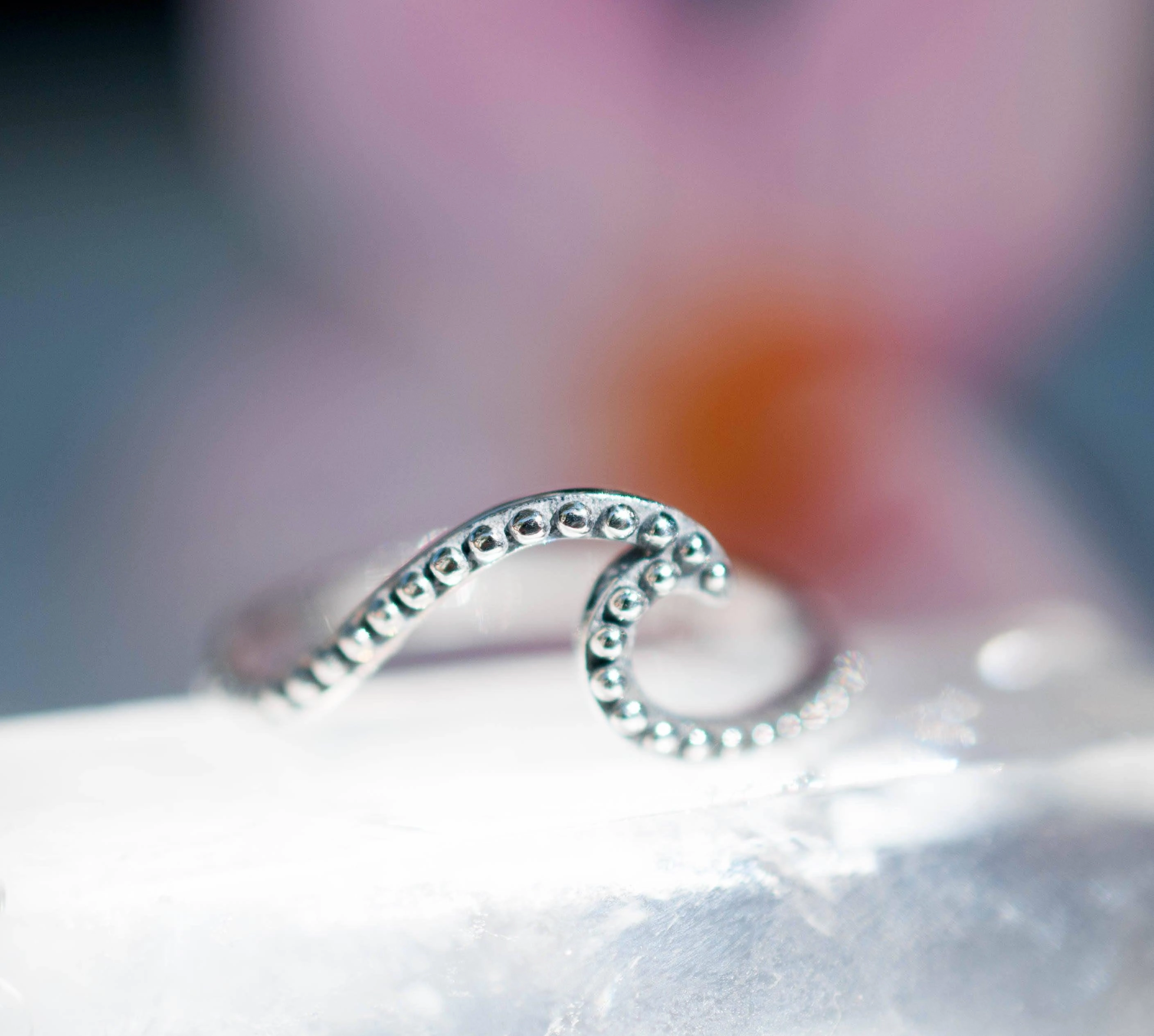 Copacabana Wave Ring ~Sterling Silver 925~ SMR005