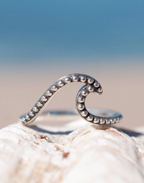 Copacabana Wave Ring ~Sterling Silver 925~ SMR005
