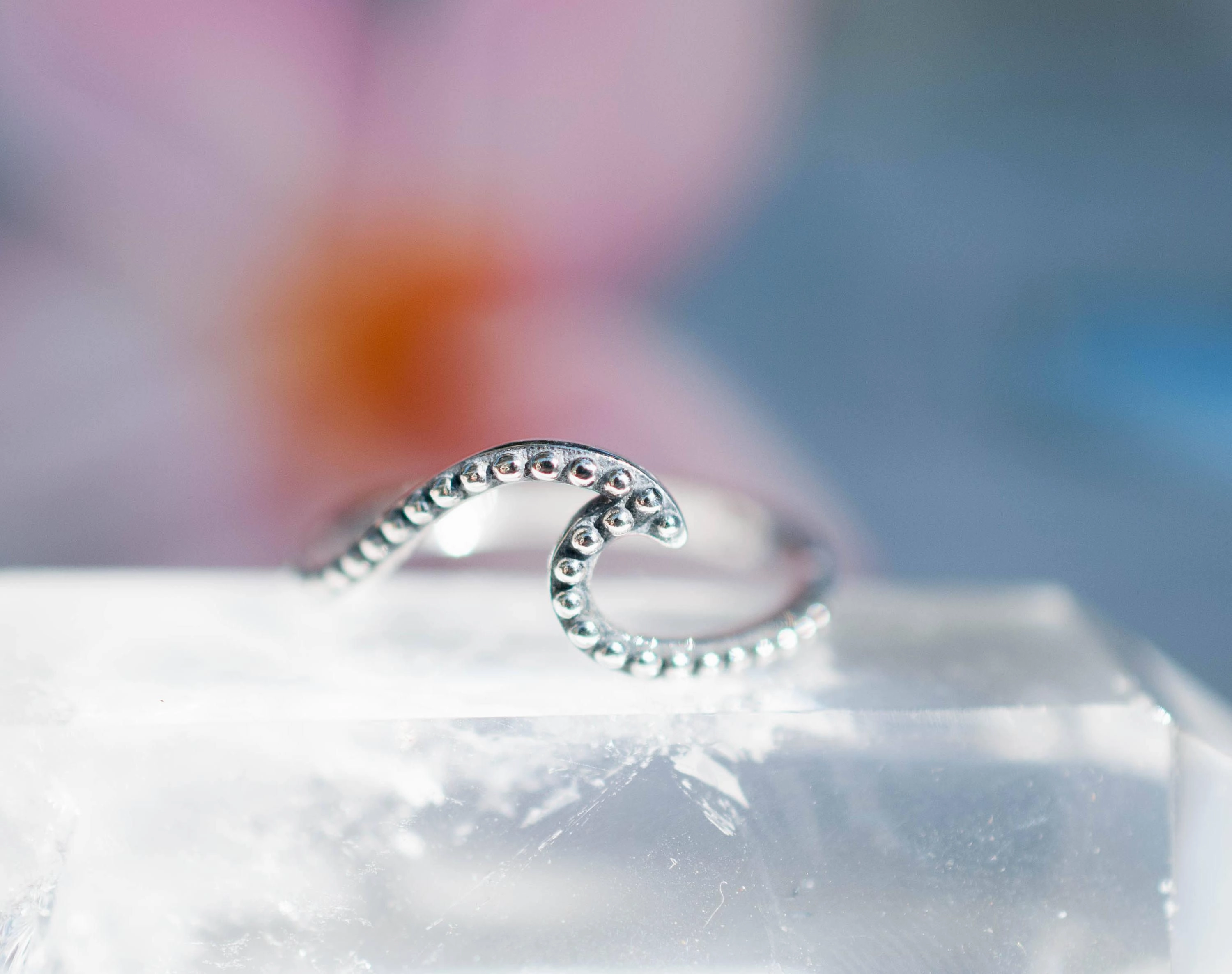 Copacabana Wave Ring ~Sterling Silver 925~ SMR005