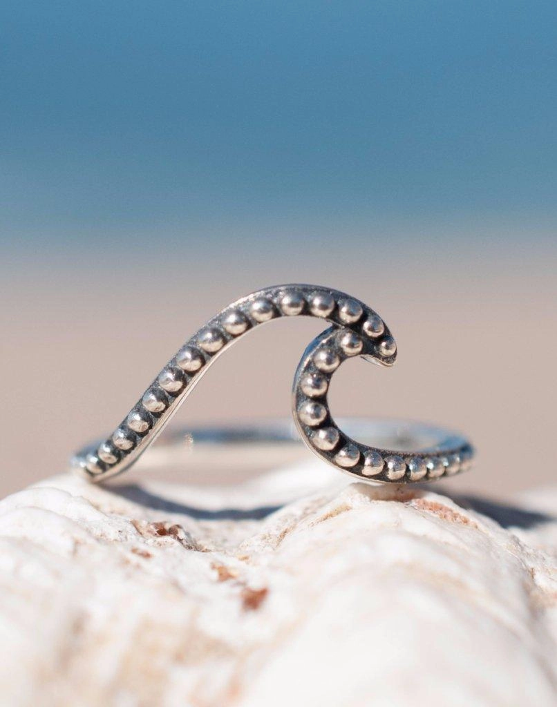 Copacabana Wave Ring ~Sterling Silver 925~ SMR005