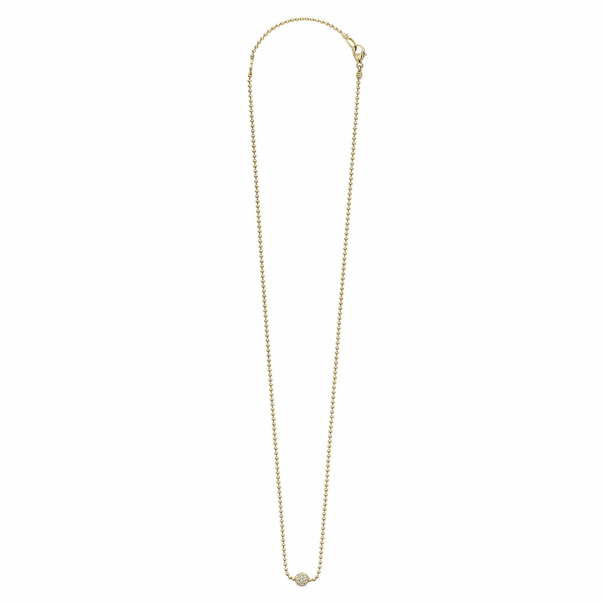 Covet Gold Diamond Sphere Necklace