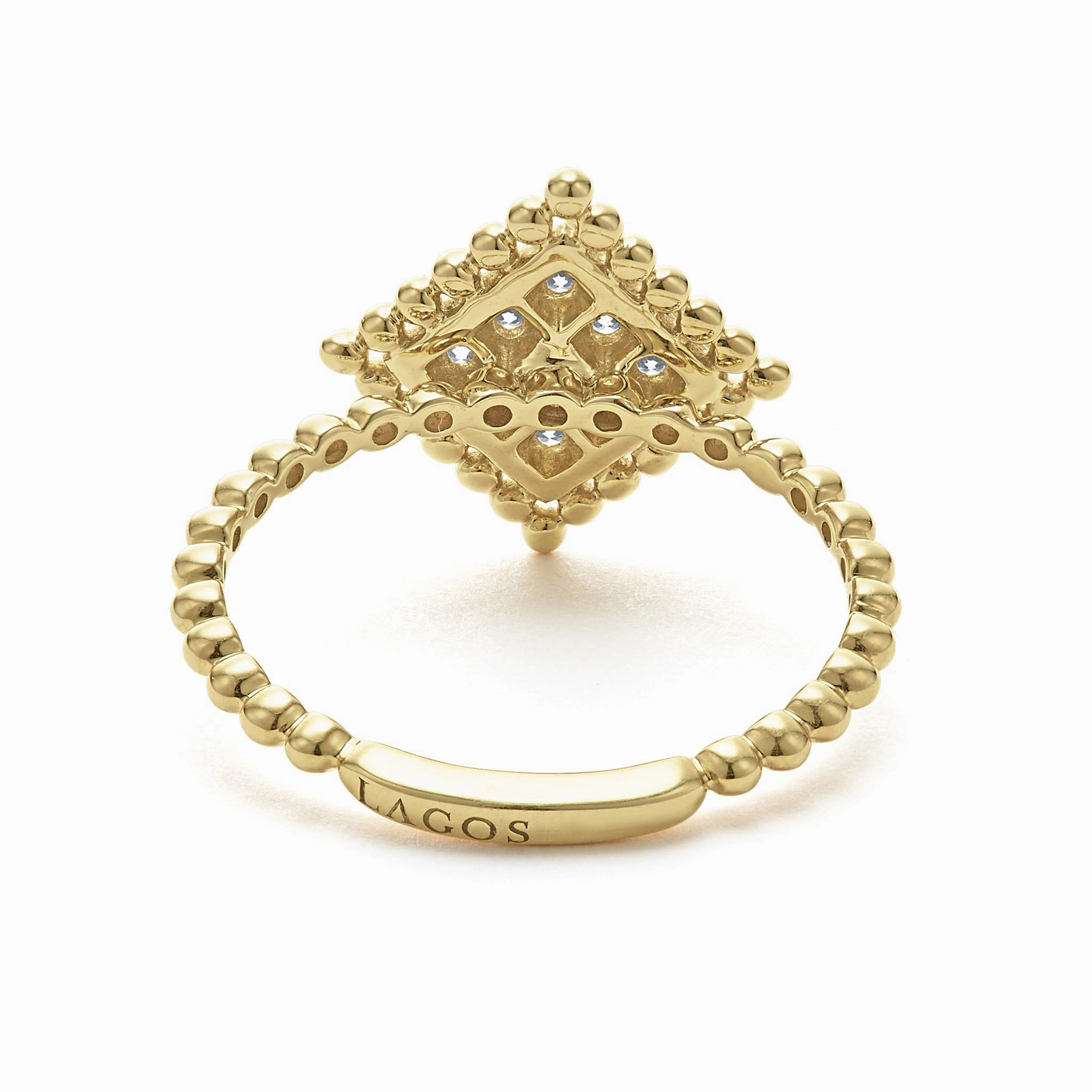 Covet Large 18K Gold Diamond Ring