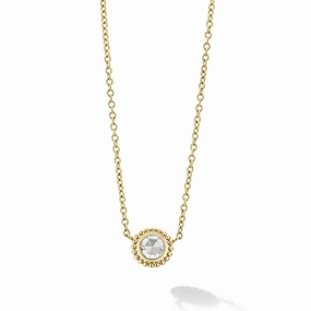 Covet Large Rose Cut Diamond Necklace