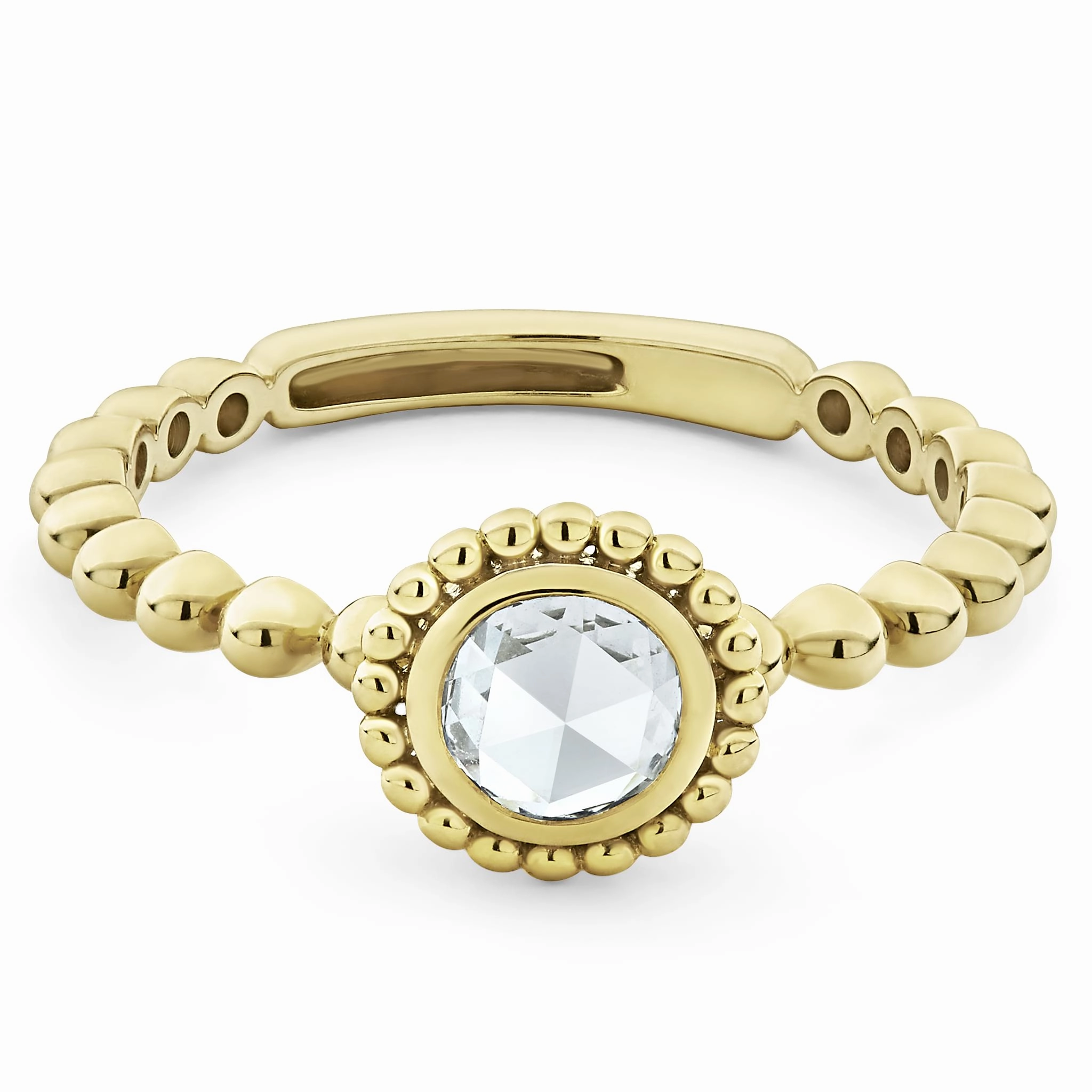 Covet Large Rose Cut Diamond Ring