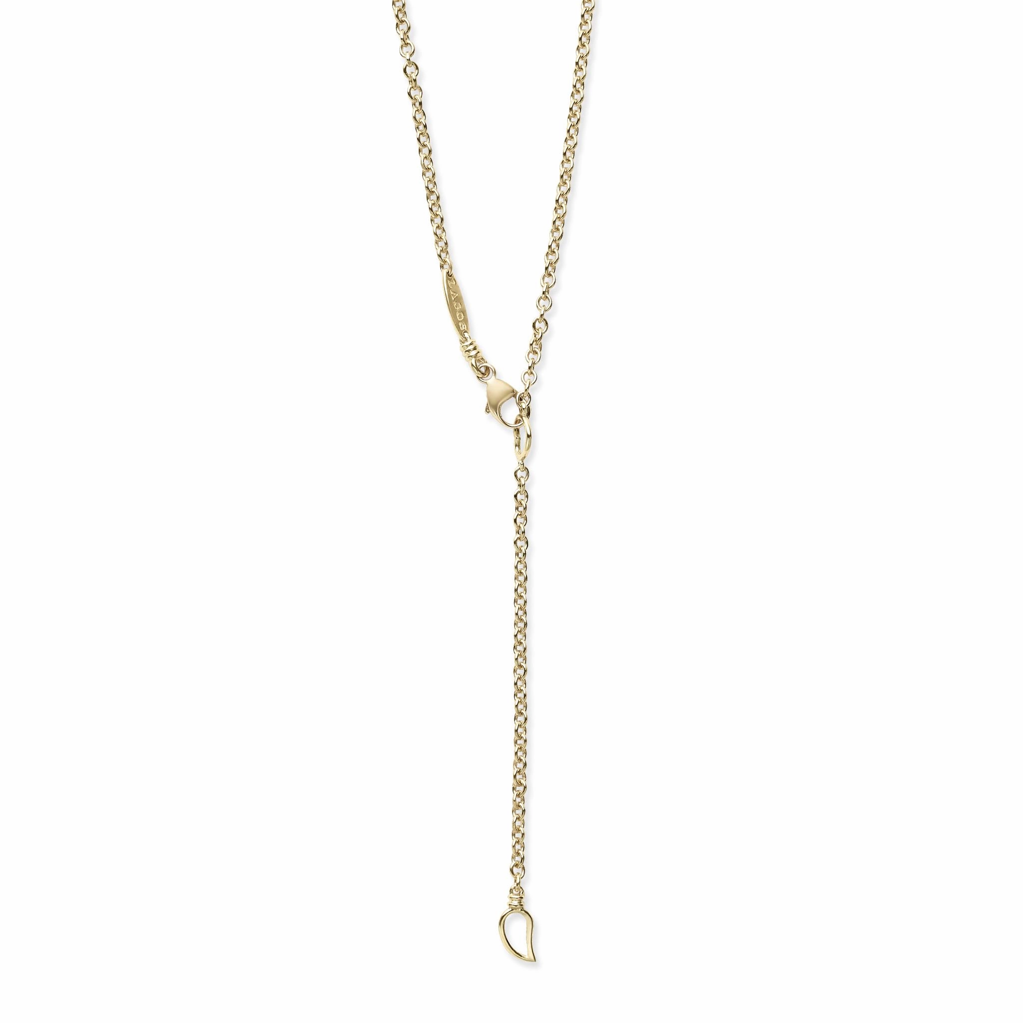 Covet Round Mother of Pearl Pendant Necklace