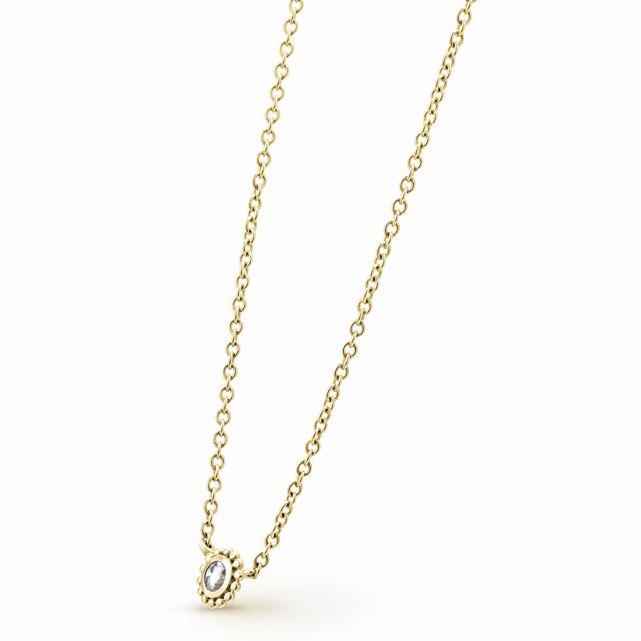 Covet Small Rose Cut Diamond Necklace