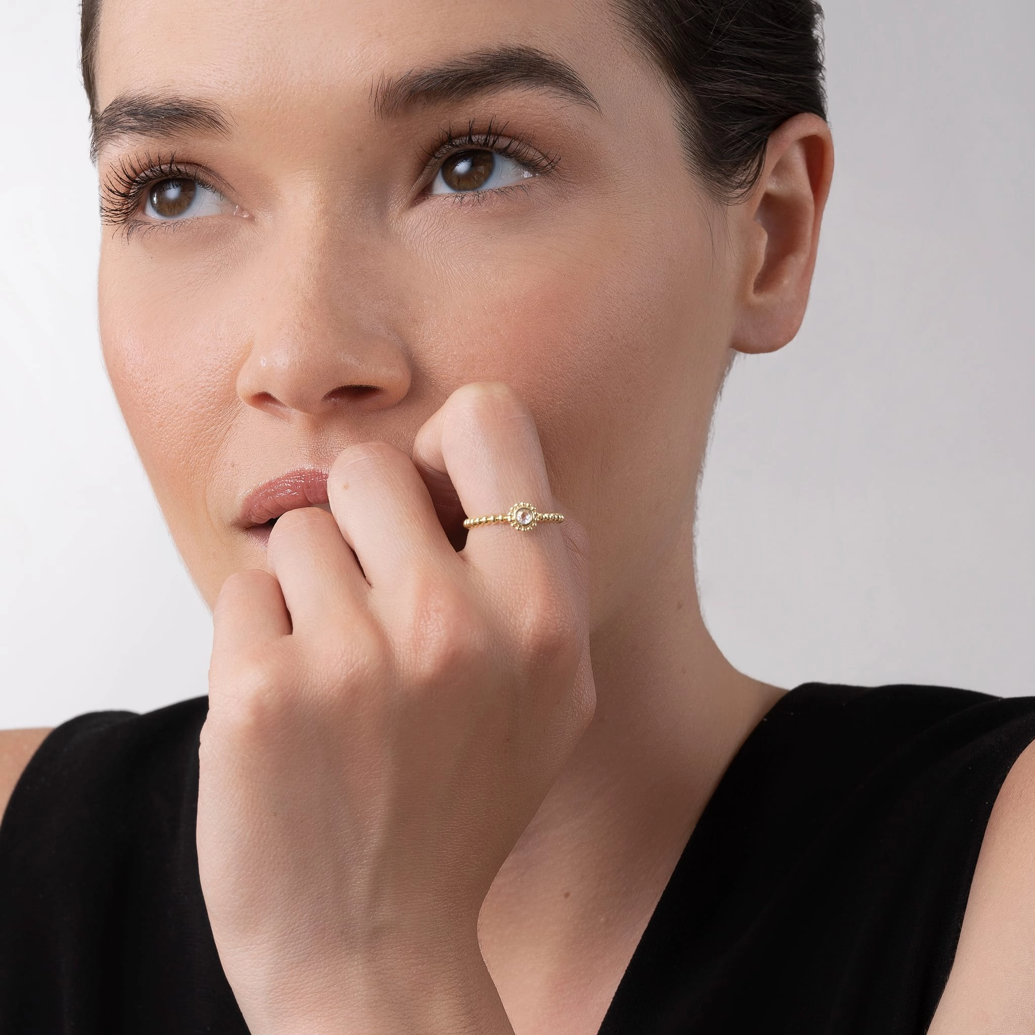 Covet Small Rose Cut Diamond Ring