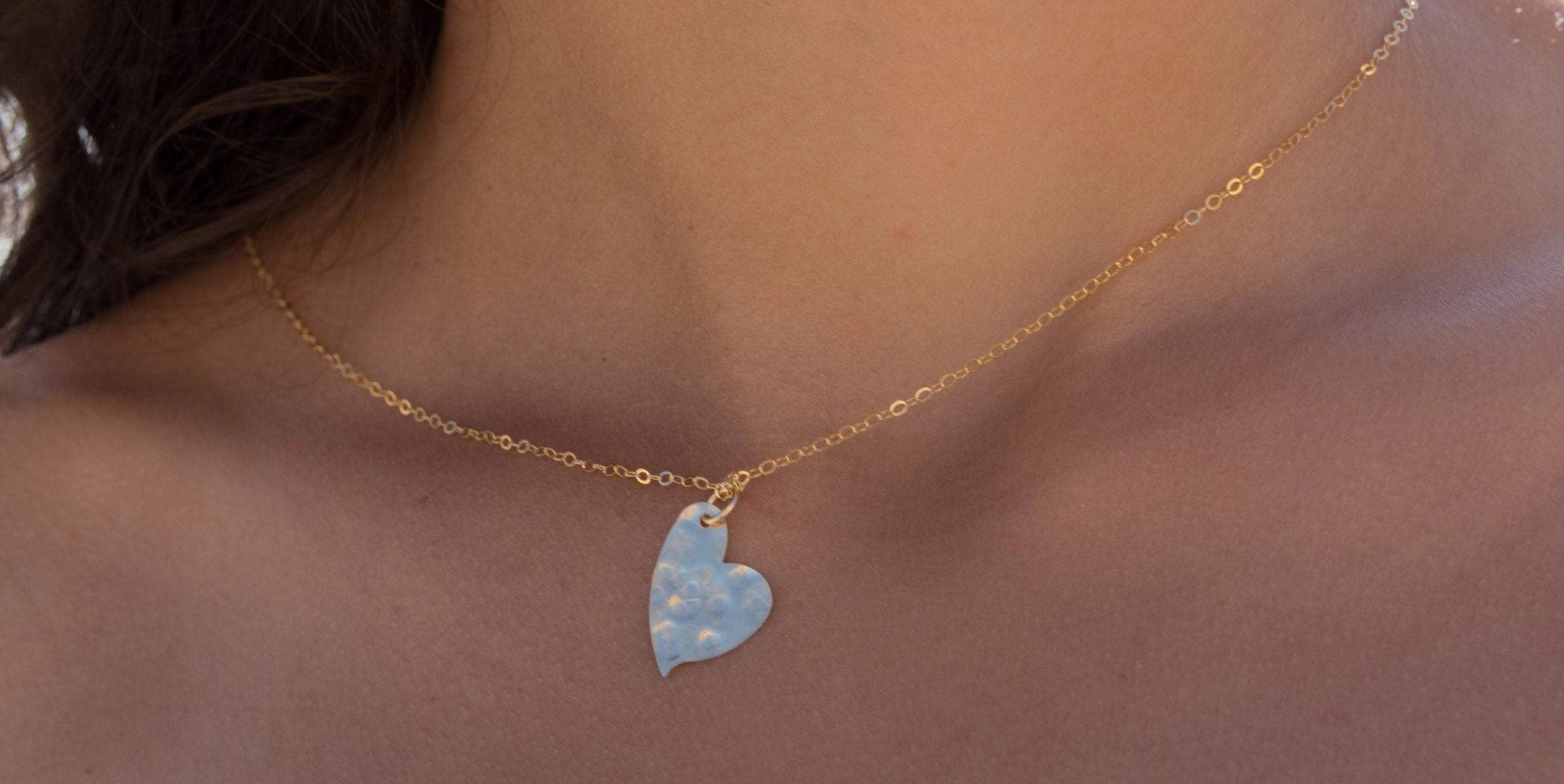 Dainty Heart Necklace ~Gold Filled~MN035