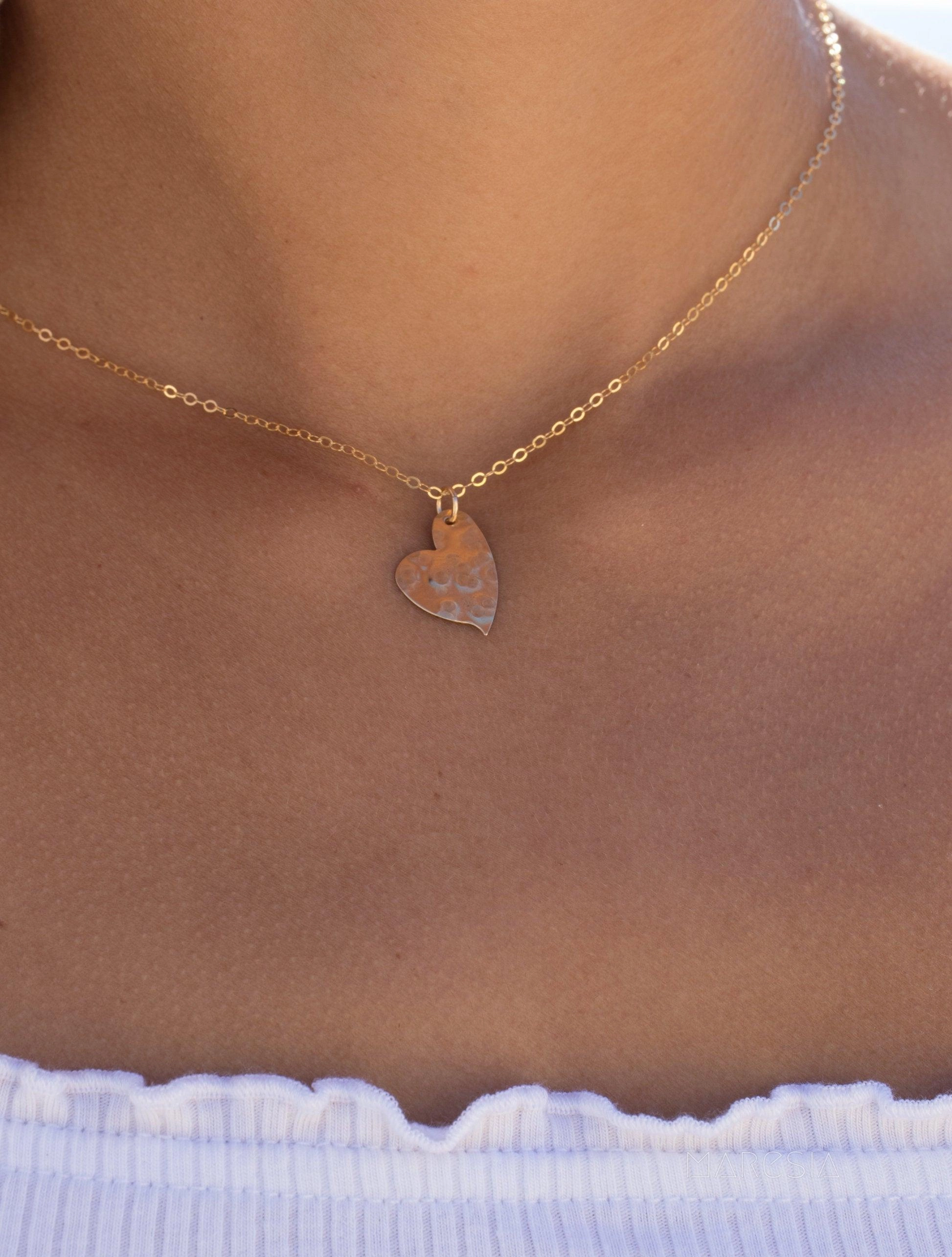 Dainty Heart Necklace ~Gold Filled~MN035