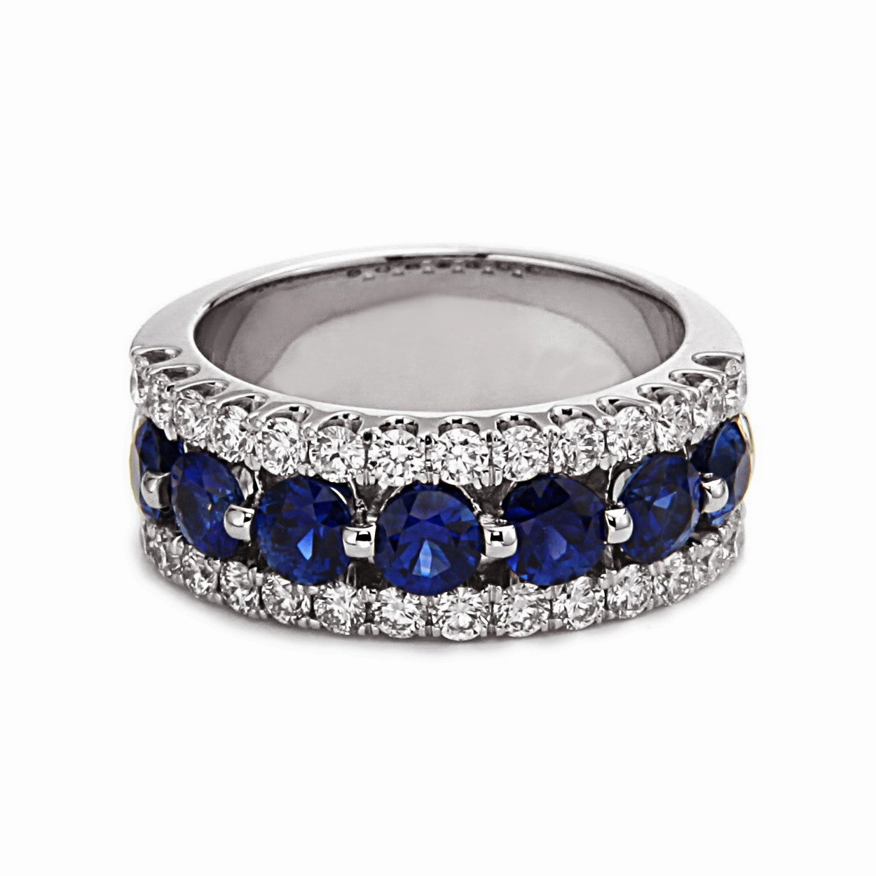 De Hago Sapphire and Diamond Ring