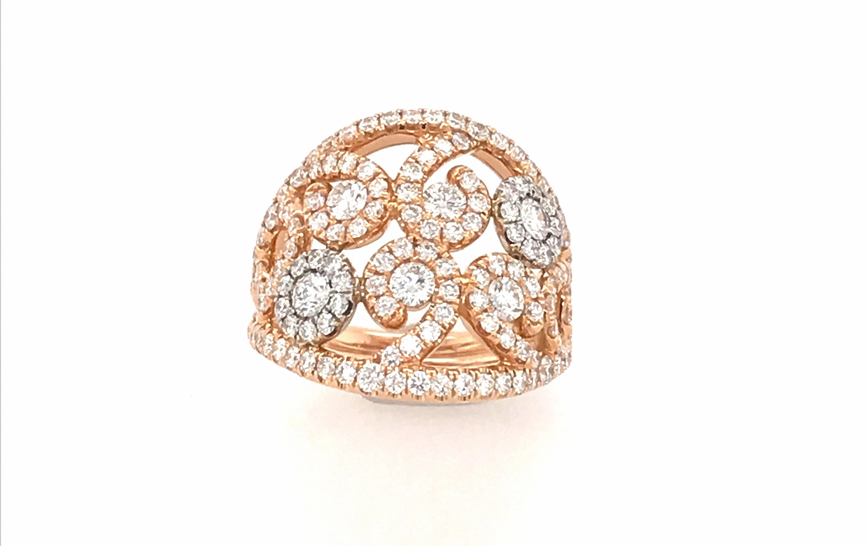 De Hago Swirl Motif Ring