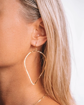 Denise Tear Drop Earrings ~Gold Plated or Silver Plated ~ SME026