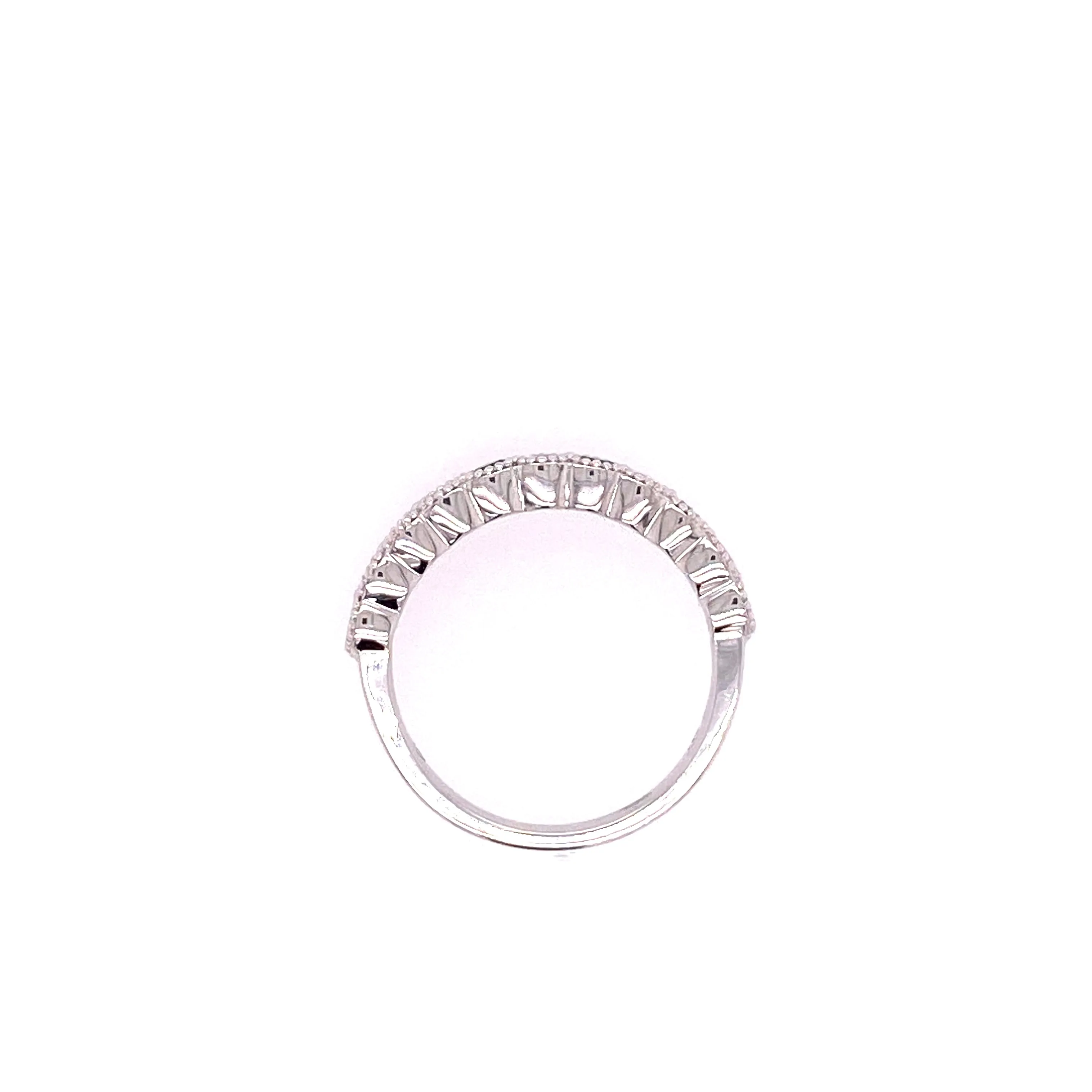 Diamond and Emerald Fashion Ring