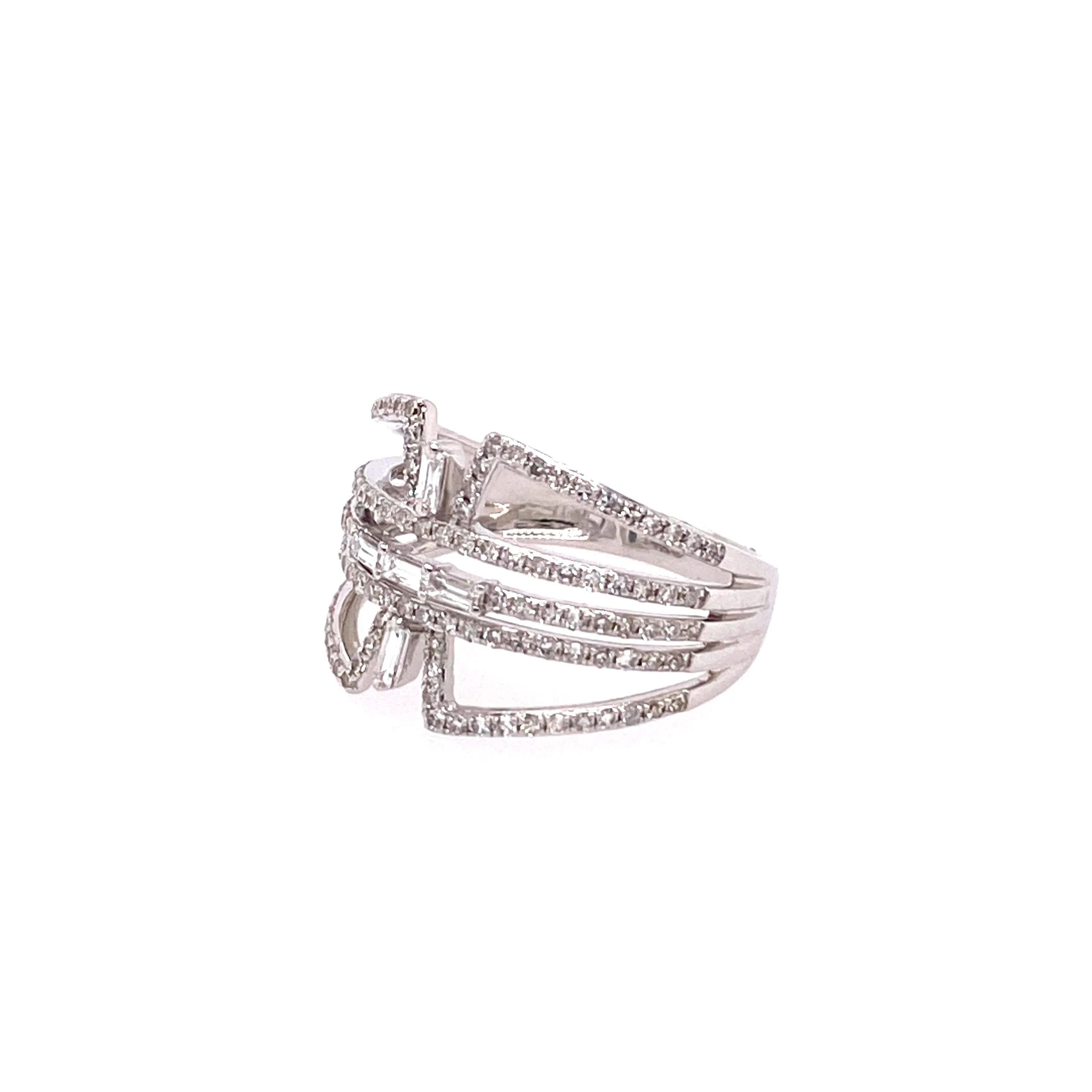 Diamond Art Deco Ring