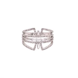 Diamond Art Deco Ring