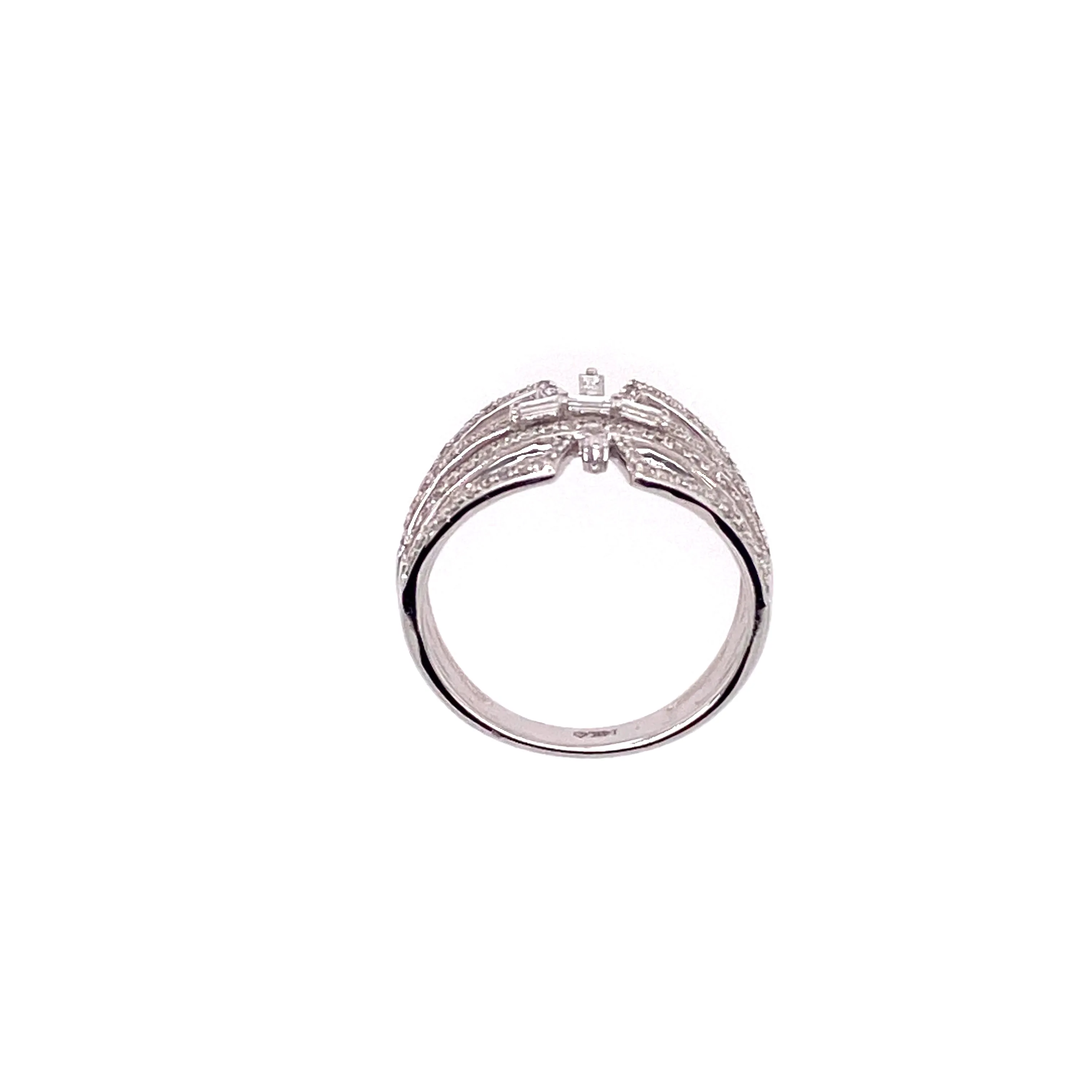 Diamond Art Deco Ring