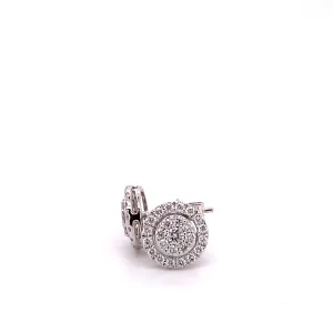 diamond cluster earrings