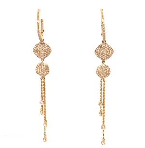 Diamond Dangle Earrings