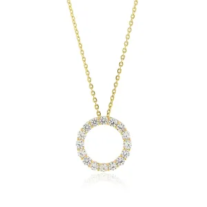 Diamond Eternity Pendant Necklace