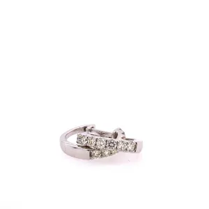 Diamond Hoop Earrings
