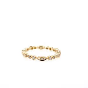 diamond stack ring
