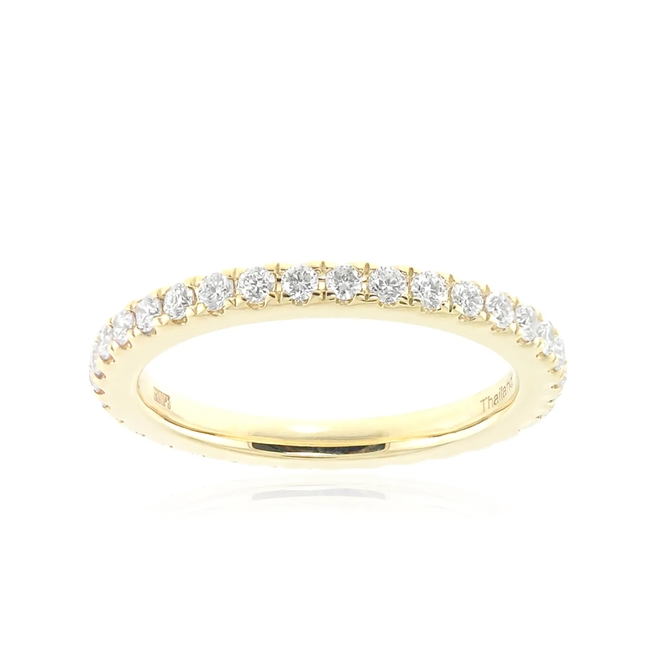 Diamond Yellow Gold Eternity Ring