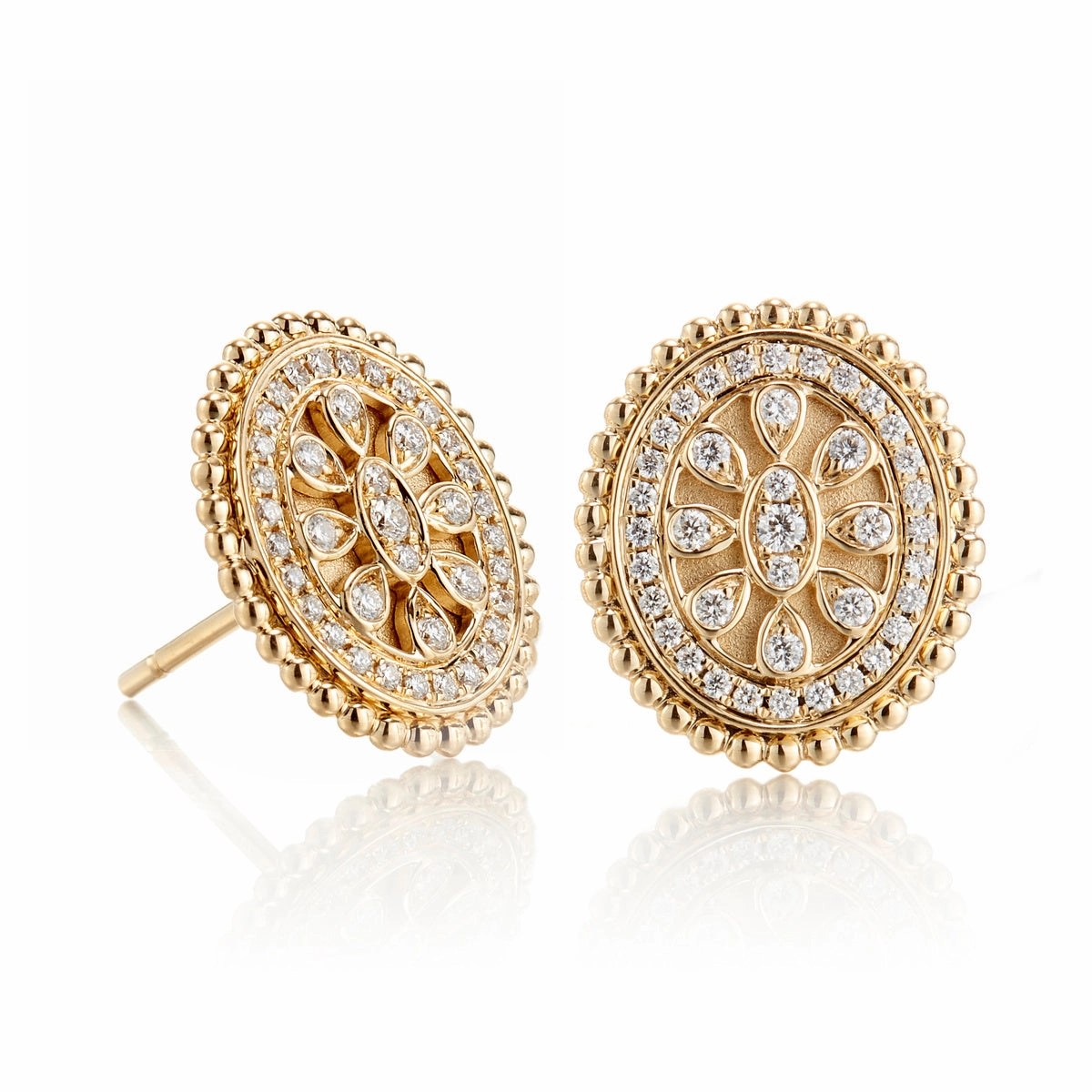 Diamond Byzantine Earrings