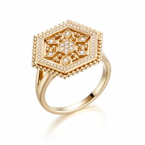 Diamond Byzantine Ring