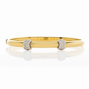 Diamond Duo Station Bangle