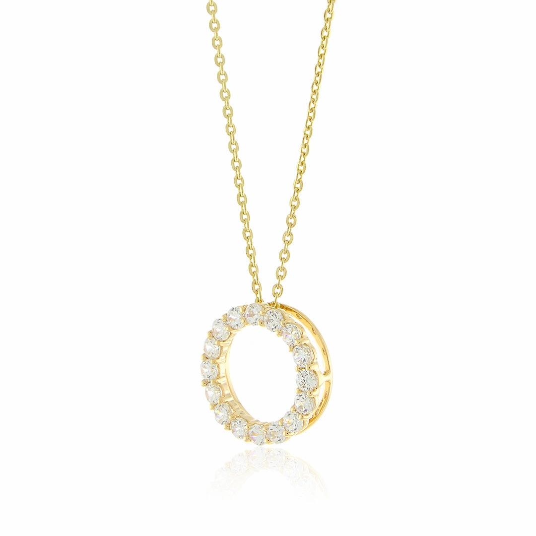 Diamond Eternity Pendant Necklace