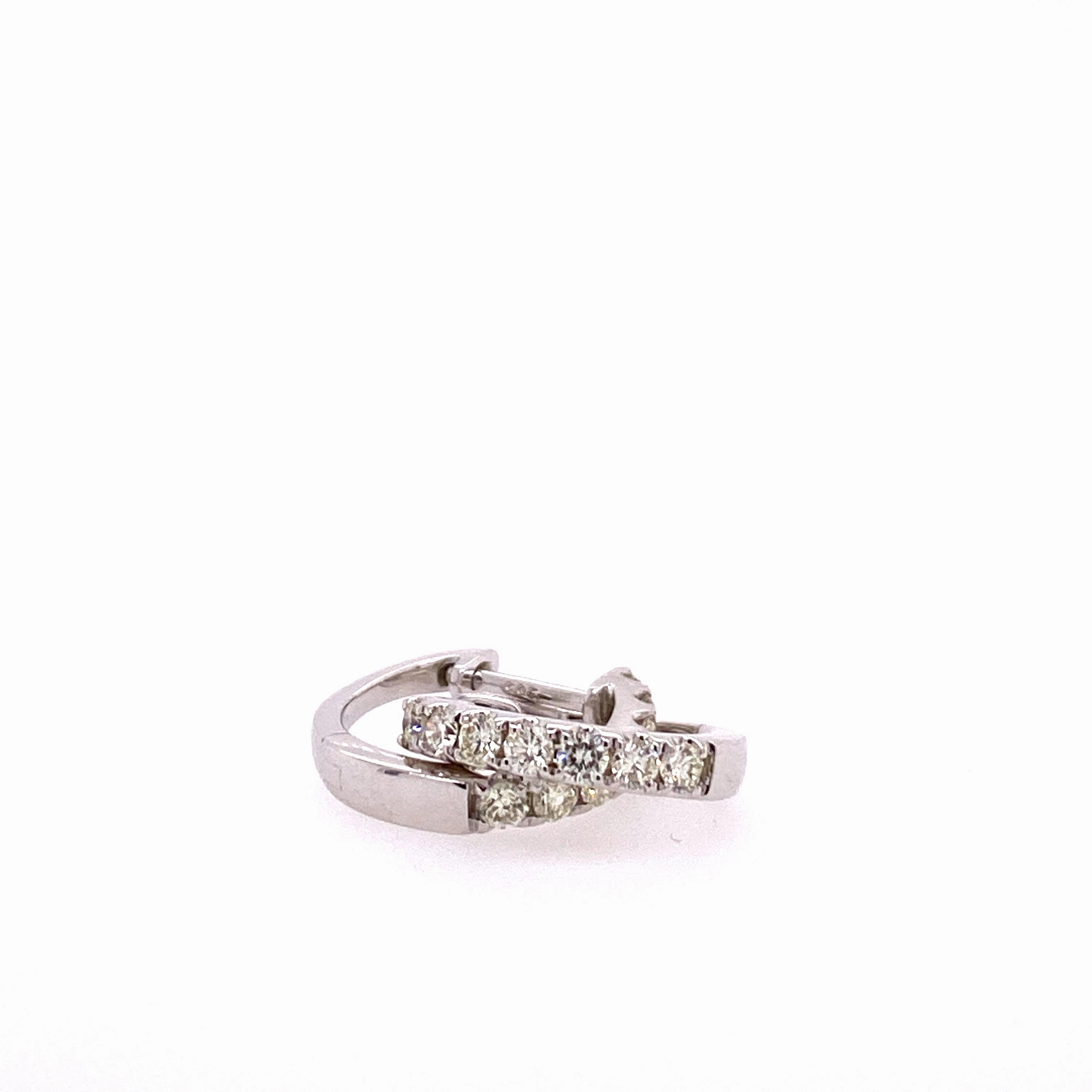 Diamond Hoop Earrings