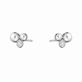 Diamond Moonlight Grapes Stud Earrings