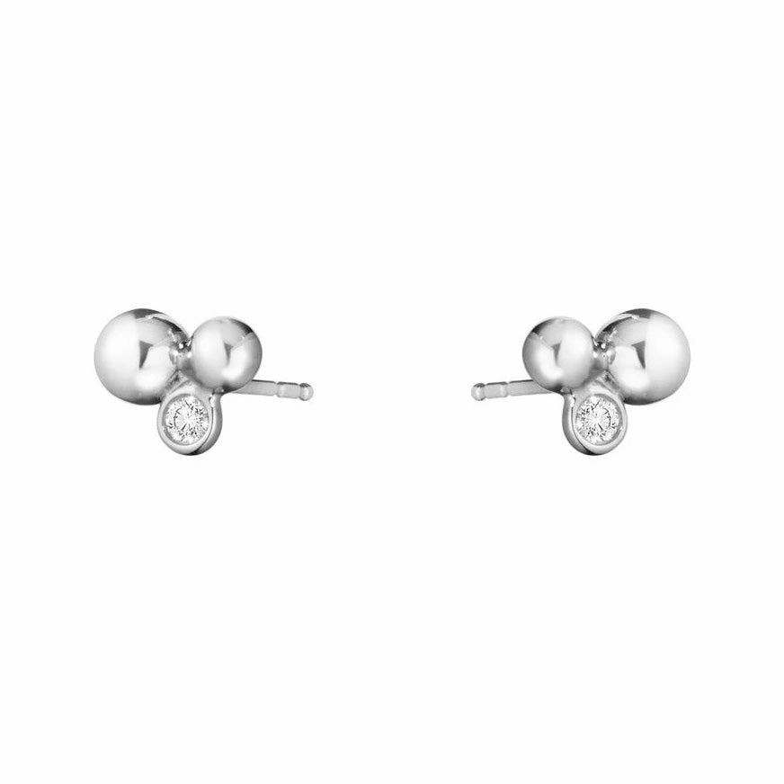 Diamond Moonlight Grapes Stud Earrings