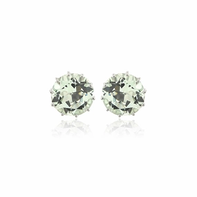 Dottie Earrings in Green Quartz