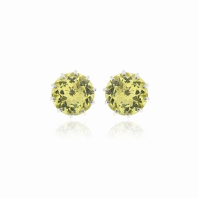Dottie Earrings in Lemon Quartz