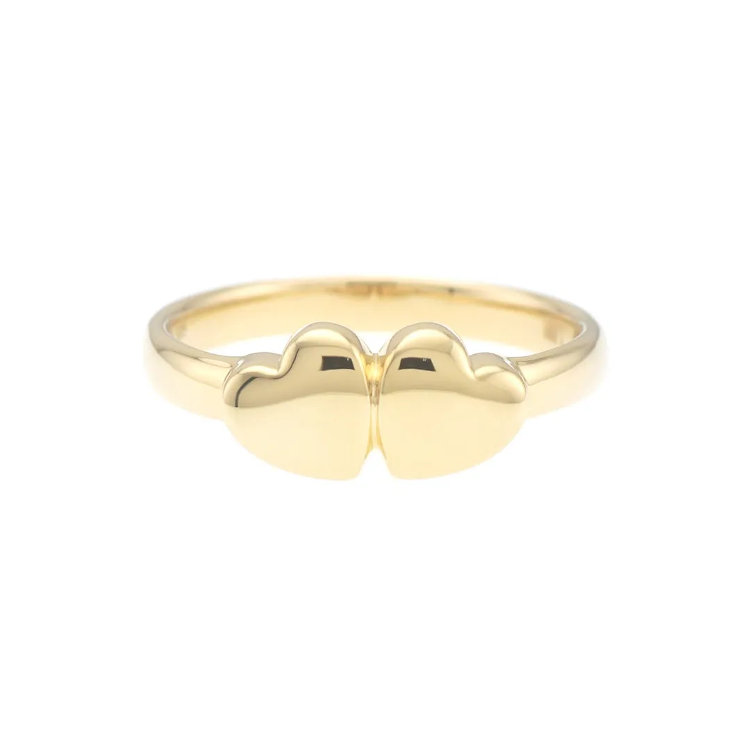Double Hearts Ring