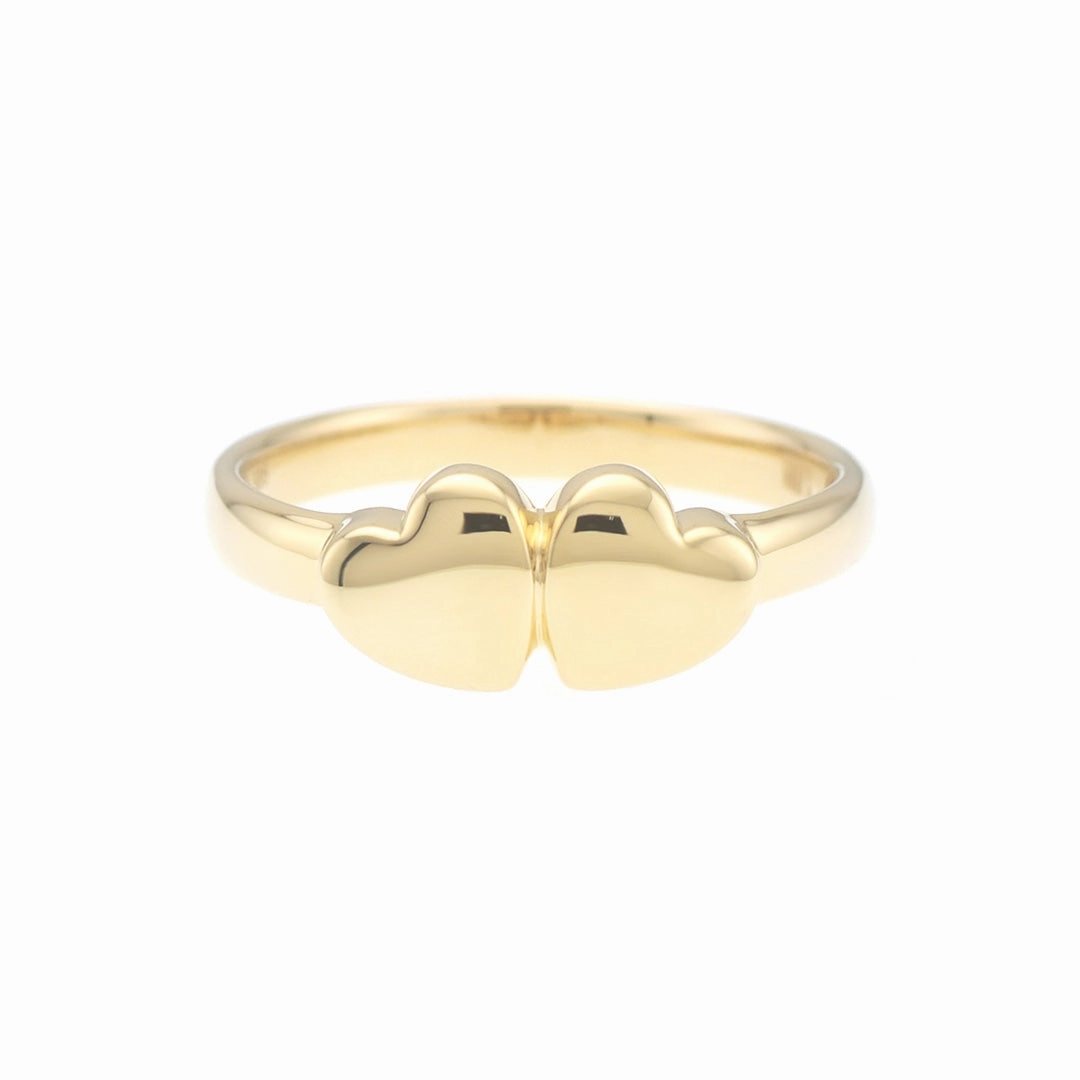 Double Hearts Ring