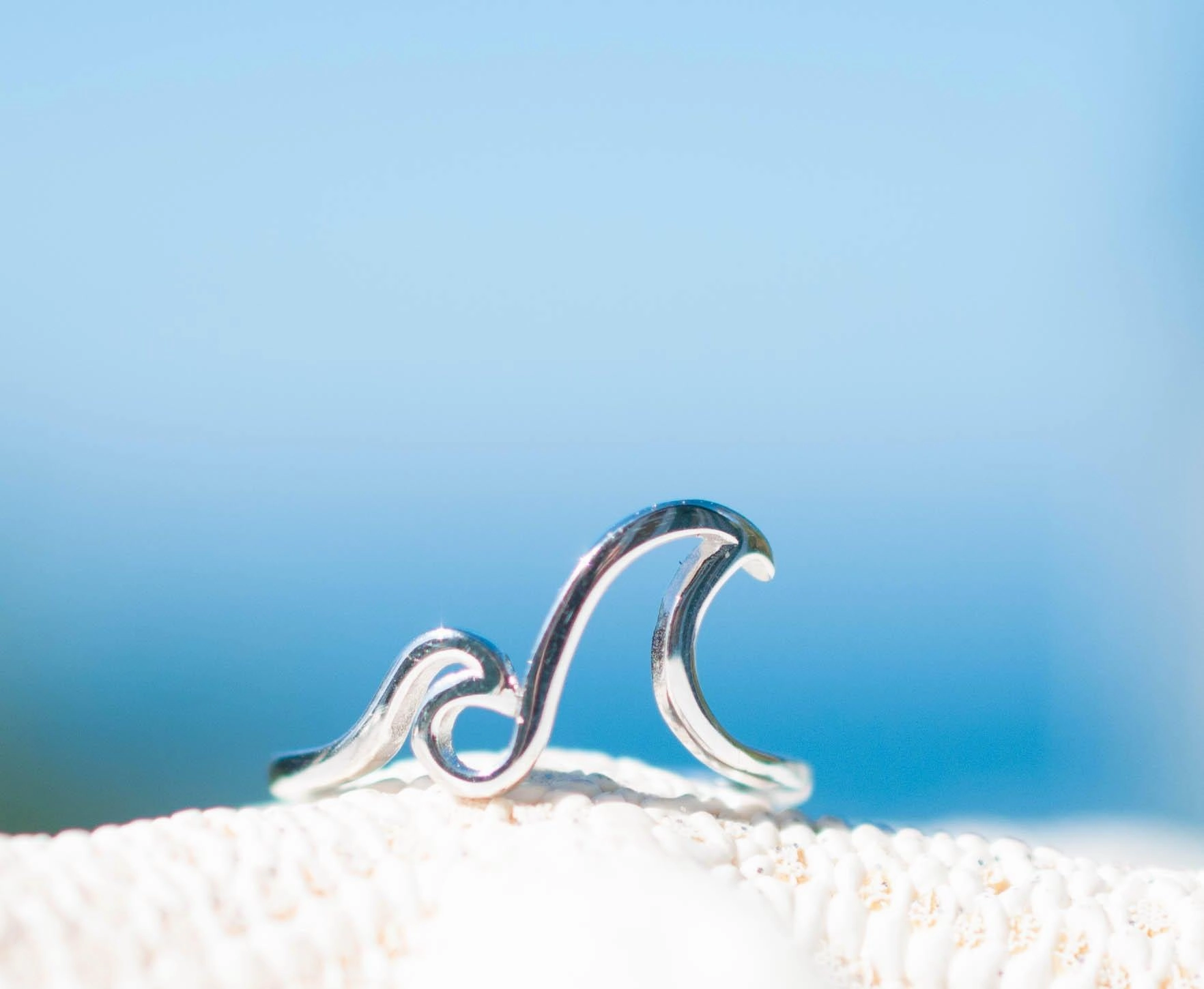 Double Wave Ring ~Sterling Silver 925 ~ SMR075