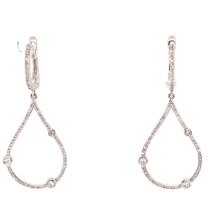 Drop Diamond Earrings